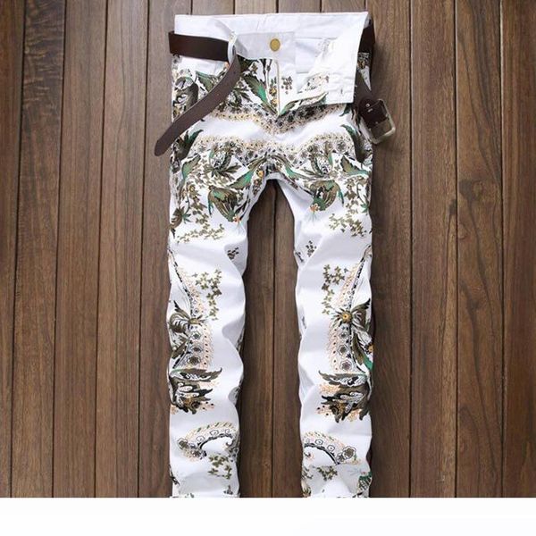 wholesale new men's long pants fashion white jeans mens slim fit phoenix printed jeans trousers men's stretch denim pants, Blue
wholesale new men's long pants fashion white jeans mens slim fit phoenix printed jeans trousers men's stretch denim pants, Blue