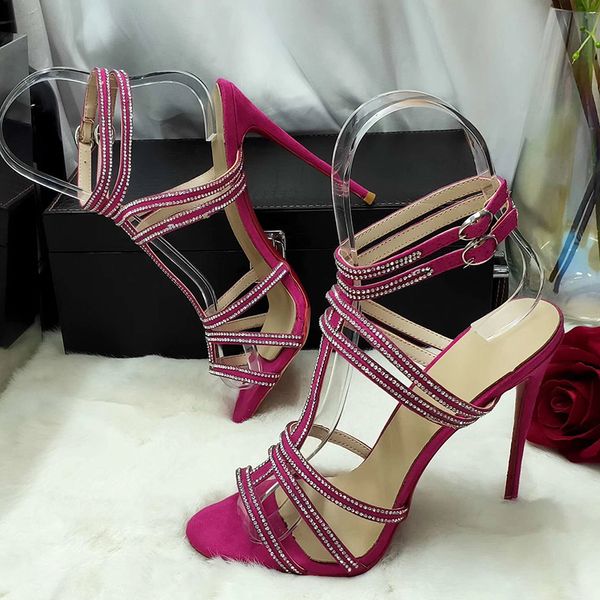 knockout2020 rose color crystal decoration classical gladiator suede design luxury elegant thin high heels women sandals shoes, Black
knockout2020 rose color crystal decoration classical gladiator suede design luxury elegant thin high heels women sandals shoes, Black