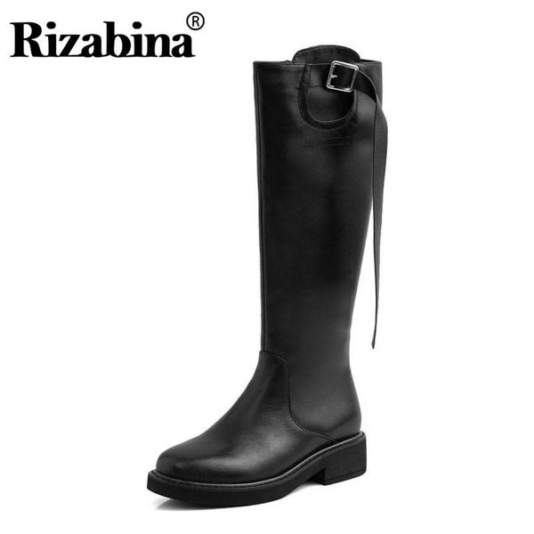 boots rizabina women knee high genuine leather flats shoes winter ins fashion buckle zipper black long size 35-39
boots rizabina women knee high genuine leather flats shoes winter ins fashion buckle zipper black long size 35-39