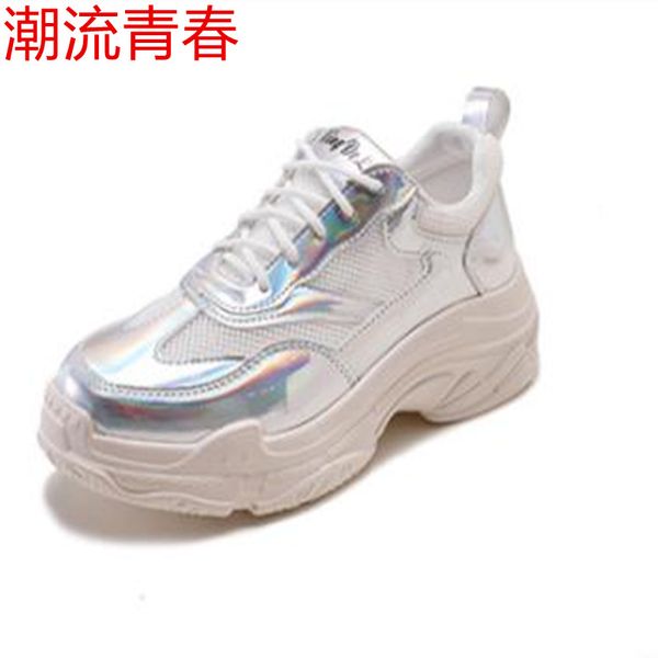 good quality fashion mesh casual platform women thick sole shoes wedge sneakers breathable mesh thick bottomed woman shoes, Black
good quality fashion mesh casual platform women thick sole shoes wedge sneakers breathable mesh thick bottomed woman shoes, Black