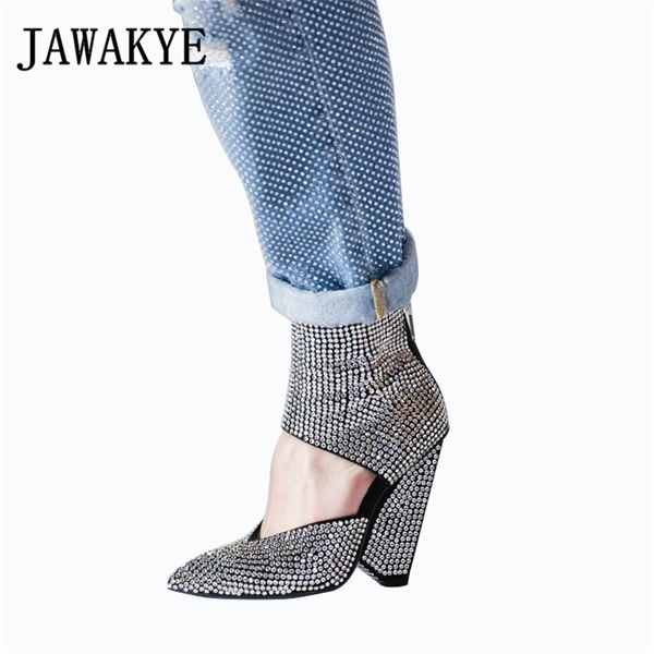 2019 luxurious crystal studded kid suede women sandals spike high heels fashion t show party shoes rhinestone sandalia feminina 0925, Black
2019 luxurious crystal studded kid suede women sandals spike high heels fashion t show party shoes rhinestone sandalia feminina 0925, Black