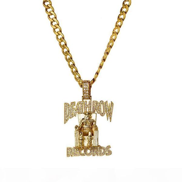 2019 new king ice death row pendant hip hop tupac necklace fashion accessories for men and women ship, Silver
2019 new king ice death row pendant hip hop tupac necklace fashion accessories for men and women ship, Silver