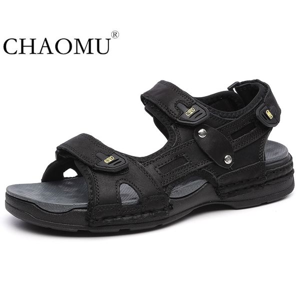 sandals men's summer new leather korean trend soft bottom wild breathable sports casual beach shoes, Black
sandals men's summer new leather korean trend soft bottom wild breathable sports casual beach shoes, Black