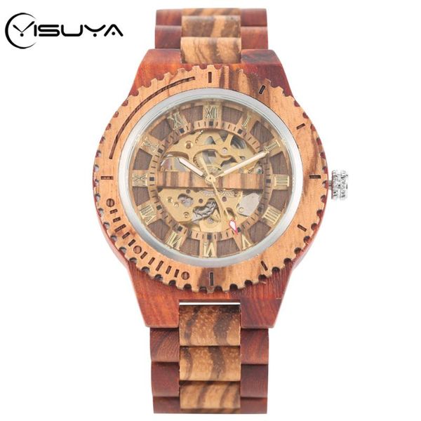 yisuya men's watches automatic mechanical watch retro mixed color wooden bangle watch self winding male wristwatch luxury clock, Slivery;brown
yisuya men's watches automatic mechanical watch retro mixed color wooden bangle watch self winding male wristwatch luxury clock, Slivery;brown