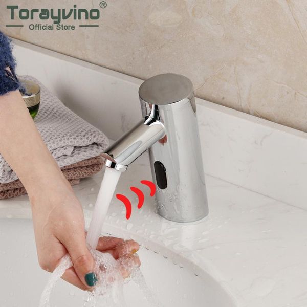 Torayvino Bathroom Washbasin Sink Automatic Touch Sensor Faucets Solid Brass Deck Mounted Basin Sink Hot & Cold Water Mixer Tap
Torayvino Bathroom Washbasin Sink Automatic Touch Sensor Faucets Solid Brass Deck Mounted Basin Sink Hot & Cold Water Mixer Tap