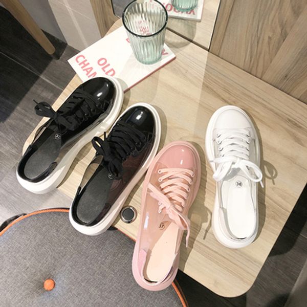 slippers female 2020 new sponge cake thick bottom baotou lazy fashion one pedal wear sandals and slippers, Black
slippers female 2020 new sponge cake thick bottom baotou lazy fashion one pedal wear sandals and slippers, Black