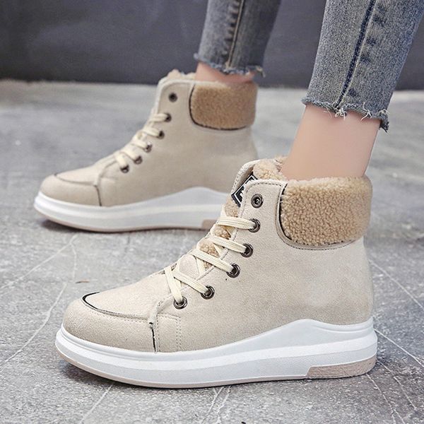 winter boots women shoes nice fashion solid flats sneakers women snow boots lace-up winter ankle casual shoes woman, Black
winter boots women shoes nice fashion solid flats sneakers women snow boots lace-up winter ankle casual shoes woman, Black
