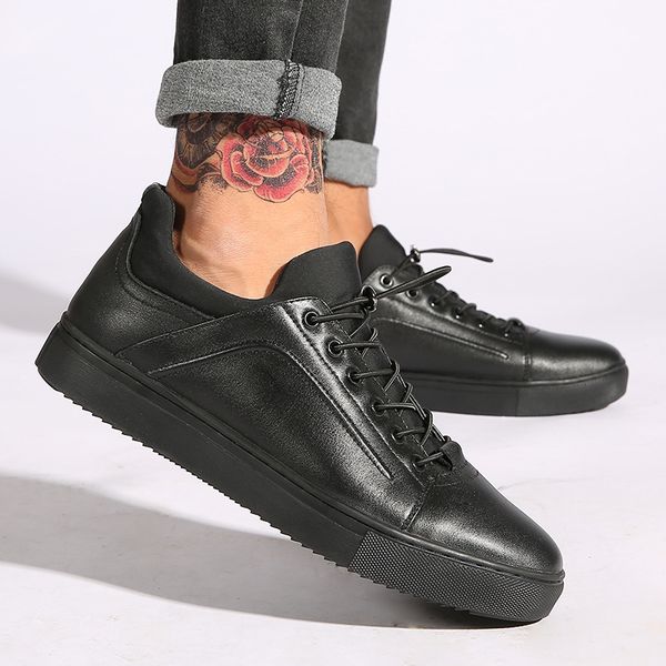 genuine leather men shoes outdoor breathable fashion oxford shoes man sneakers british flats autumn casual men big size 48, Black
genuine leather men shoes outdoor breathable fashion oxford shoes man sneakers british flats autumn casual men big size 48, Black