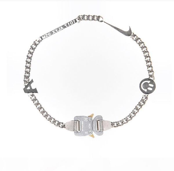 2019 1017 alyx studio logo metal chain necklace bracelet belts men women hip hop outdoor street accessories festival gift ship, Golden;silver
2019 1017 alyx studio logo metal chain necklace bracelet belts men women hip hop outdoor street accessories festival gift ship, Golden;silver