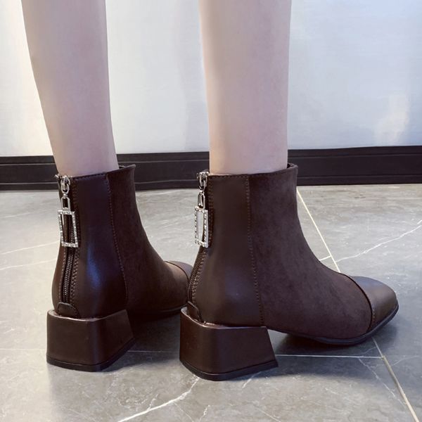 lady boots booties woman 2020 low heel women's rubber shoes rain round toe luxury designer zipper boots-women ladies, Black
lady boots booties woman 2020 low heel women's rubber shoes rain round toe luxury designer zipper boots-women ladies, Black