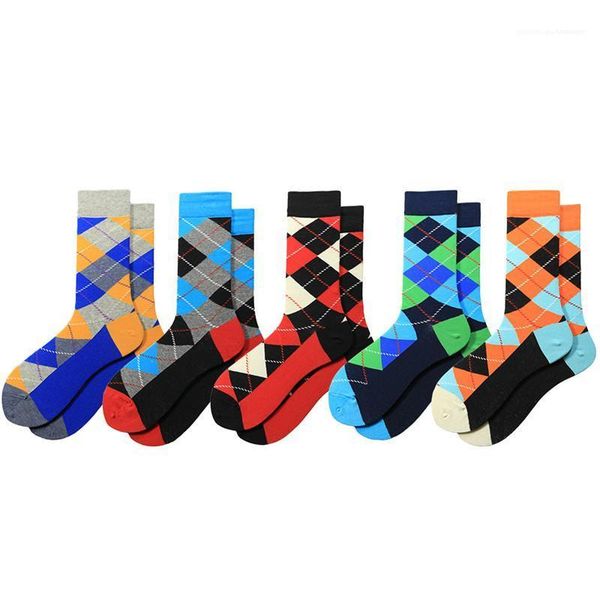 tube colorful males socks mens business clothing stripe checkered printed mens socks casual hit color middle, Black
tube colorful males socks mens business clothing stripe checkered printed mens socks casual hit color middle, Black