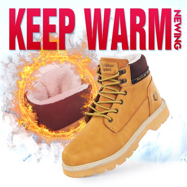 new autumn winter men warm fur plush boots rubber combat sneakers male desert casual shoes outdoor work safety boots, Black
new autumn winter men warm fur plush boots rubber combat sneakers male desert casual shoes outdoor work safety boots, Black