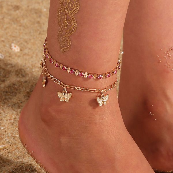 rhinestone crystal ankle bracelets for women sandals butterfly anklet boho beach foot iced out chains anklets female fashion jewelry, Red;blue
rhinestone crystal ankle bracelets for women sandals butterfly anklet boho beach foot iced out chains anklets female fashion jewelry, Red;blue