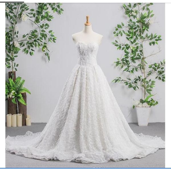 a line arabic vintage lace wedding dress 2020 abiti da sposa sweetheart court train bridal gowns dresses for wedding, White
a line arabic vintage lace wedding dress 2020 abiti da sposa sweetheart court train bridal gowns dresses for wedding, White