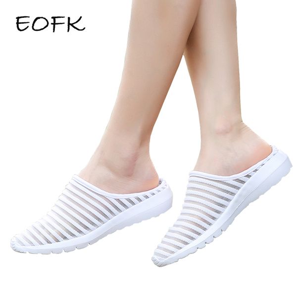 eofk summer women slippers casual soft comfortable mesh outside flat slides half beach slippers female woman white flip flops y200624, Black
eofk summer women slippers casual soft comfortable mesh outside flat slides half beach slippers female woman white flip flops y200624, Black