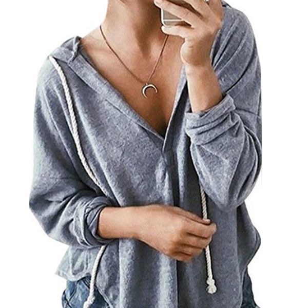 women's hoodies & sweatshirts autumn women cotton long sleeve casual solid sweatshirt pullovers, Black
women's hoodies & sweatshirts autumn women cotton long sleeve casual solid sweatshirt pullovers, Black