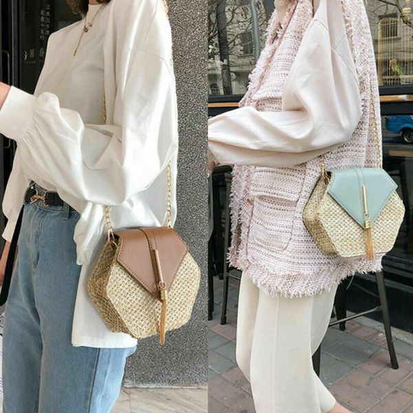 women straw bag rattan woven round handbag knitted messenger purse shoulder hot
women straw bag rattan woven round handbag knitted messenger purse shoulder hot