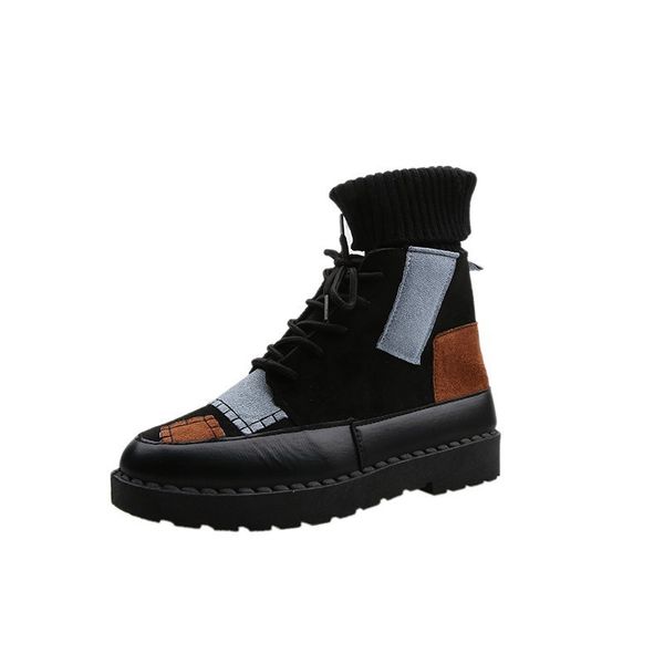 0.1---2020 new ladies boots shoes fashion mirror bright pu 35----40 leather waterproof woman martin boots ankle boots, Black
0.1---2020 new ladies boots shoes fashion mirror bright pu 35----40 leather waterproof woman martin boots ankle boots, Black