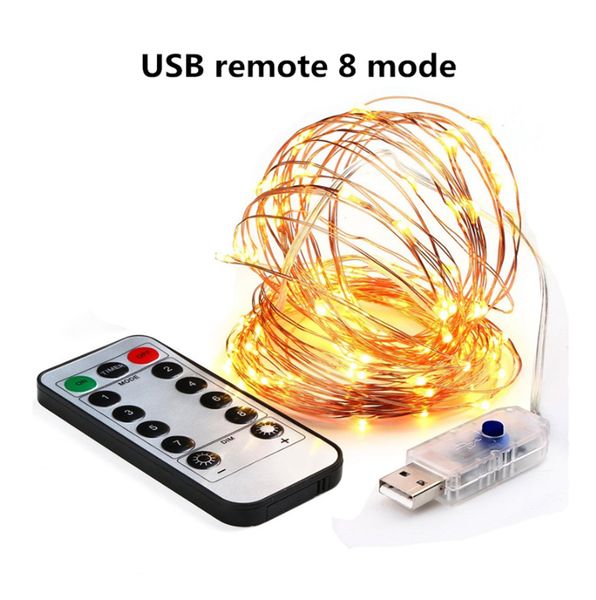 5m 10m usb copper wire string lights with 8 mode controller fariy lighting waterproof for indoor outdoor decoration dimmable
5m 10m usb copper wire string lights with 8 mode controller fariy lighting waterproof for indoor outdoor decoration dimmable
