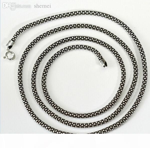 wholesale-wholesale 100% real pure 925 sterling silver necklace women men italy chain retro vintage brand jewelry mld307
wholesale-wholesale 100% real pure 925 sterling silver necklace women men italy chain retro vintage brand jewelry mld307