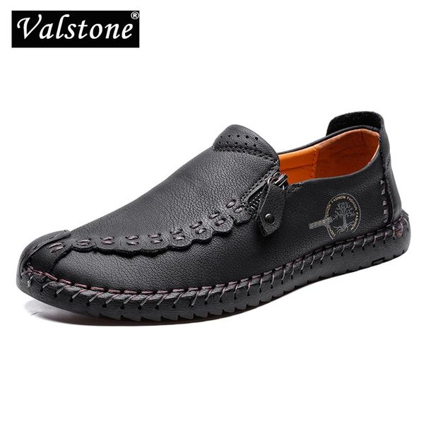 valstone quality leather men's loafers slip-on flats driving shoes outdoor breathable casual footwear vintage zapatos de hombre, Black
valstone quality leather men's loafers slip-on flats driving shoes outdoor breathable casual footwear vintage zapatos de hombre, Black
