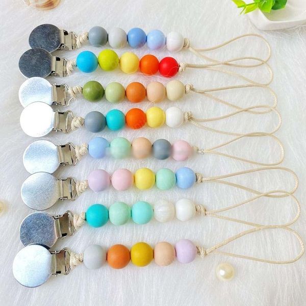 8 colors silicone baby pacifier chain clips nipple clip chain holder beaded pacifier soother holder clip nipple infants teether chain
8 colors silicone baby pacifier chain clips nipple clip chain holder beaded pacifier soother holder clip nipple infants teether chain