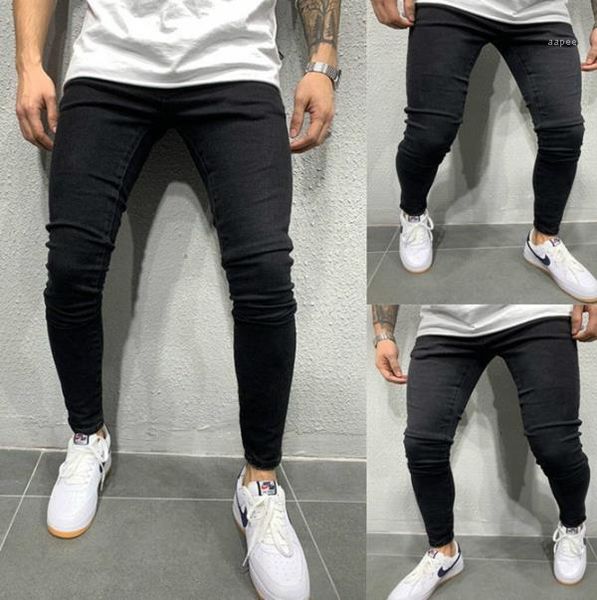 casual washed jeans fashion style slim fit mid waist homme pants male clothing mens new designer, Blue
casual washed jeans fashion style slim fit mid waist homme pants male clothing mens new designer, Blue