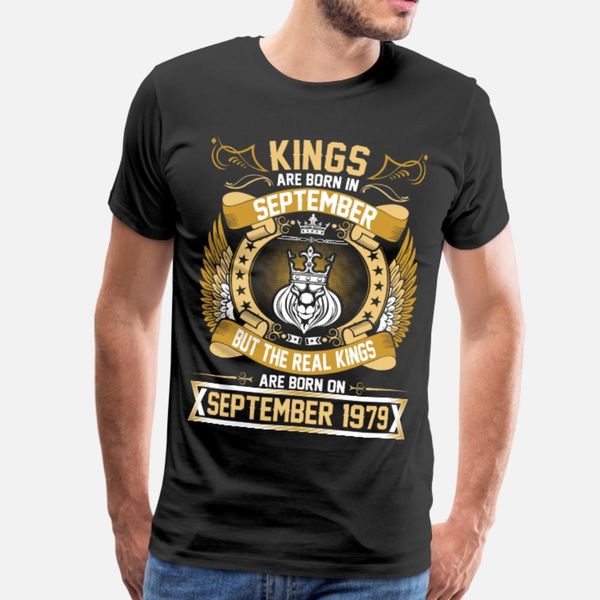 the real kings are born on september 1979 t shirt men knitted short sleeve round neck kawaii loose humor spring autumn standard shirt
the real kings are born on september 1979 t shirt men knitted short sleeve round neck kawaii loose humor spring autumn standard shirt