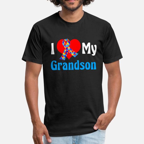 i love my autistic grandson t shirt men fit tee shirt s-xxxl homme fit fashion spring autumn family
i love my autistic grandson t shirt men fit tee shirt s-xxxl homme fit fashion spring autumn family
