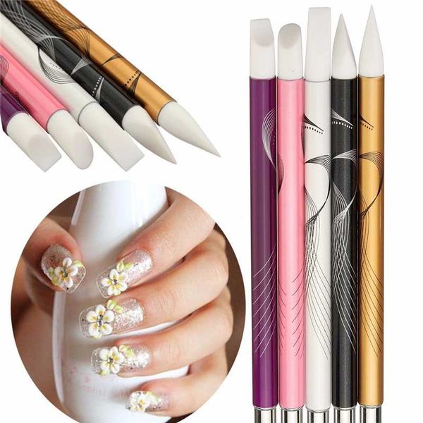 metal silicone nail art brush acrylic liquid powder creative carving craft pottery sculpture image painting shaping pen kit, Yellow
metal silicone nail art brush acrylic liquid powder creative carving craft pottery sculpture image painting shaping pen kit, Yellow