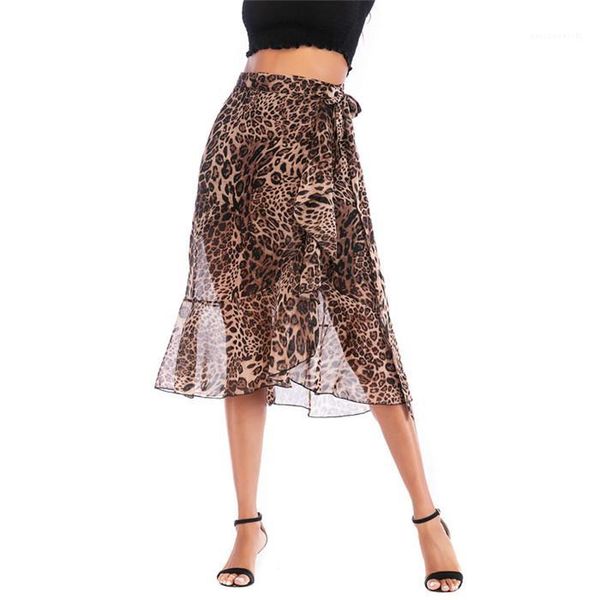 high waist lace up casual skirt leopard print midi designer skirt womens summer chiffon print skirt fashion, Black
high waist lace up casual skirt leopard print midi designer skirt womens summer chiffon print skirt fashion, Black