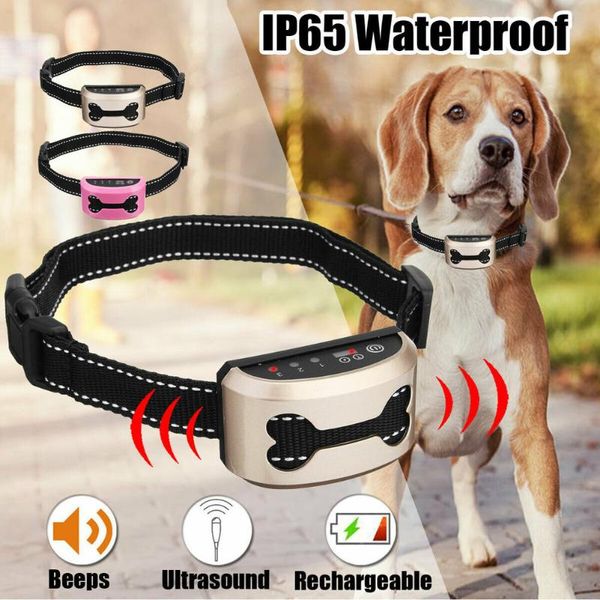 rechargeable dog anti bark collar waterproof sbarking dog ultrasonic training collars no bark collar for small medium
rechargeable dog anti bark collar waterproof sbarking dog ultrasonic training collars no bark collar for small medium