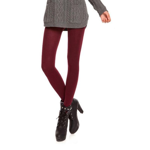 women's leggings women autumn winter high elasticity thick warm tight pants jan88, Black