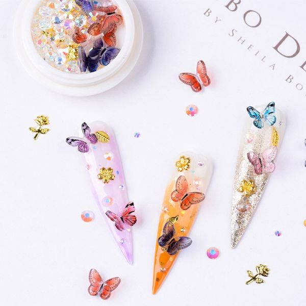 nail art sticker 3d butterfly shaped fake nail diy manicure design tips glamour decoration, Black
nail art sticker 3d butterfly shaped fake nail diy manicure design tips glamour decoration, Black