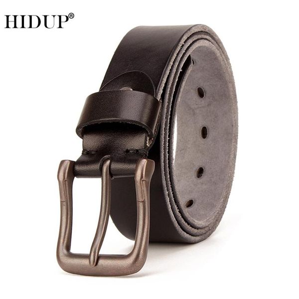 hidup design 100% cowhide leather belt for men mens solid cow genuine retro pin buckle belts 38mm accessories nwj885, Black;brown
hidup design 100% cowhide leather belt for men mens solid cow genuine retro pin buckle belts 38mm accessories nwj885, Black;brown
