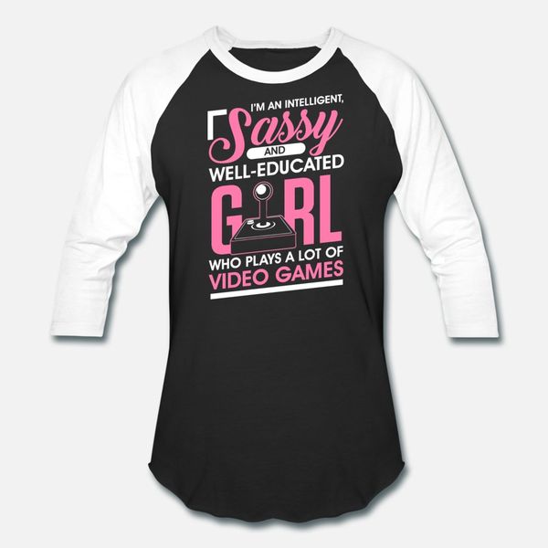 gamer intelligent educated sassy girl funny video t shirt men create cotton plus size 3xl interesting basic spring unique shirt
gamer intelligent educated sassy girl funny video t shirt men create cotton plus size 3xl interesting basic spring unique shirt