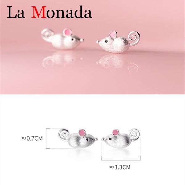 real 925 sterling silver 3d rat mouse stud earrings for kids girls baby pink animal minimalist jewelry, Golden;silver
real 925 sterling silver 3d rat mouse stud earrings for kids girls baby pink animal minimalist jewelry, Golden;silver