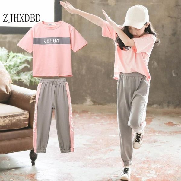 girls summer suit 2020 short-sleeved children's clothing foreign korean fashion print pink two pieces set t-shirt pants trousers, White
girls summer suit 2020 short-sleeved children's clothing foreign korean fashion print pink two pieces set t-shirt pants trousers, White