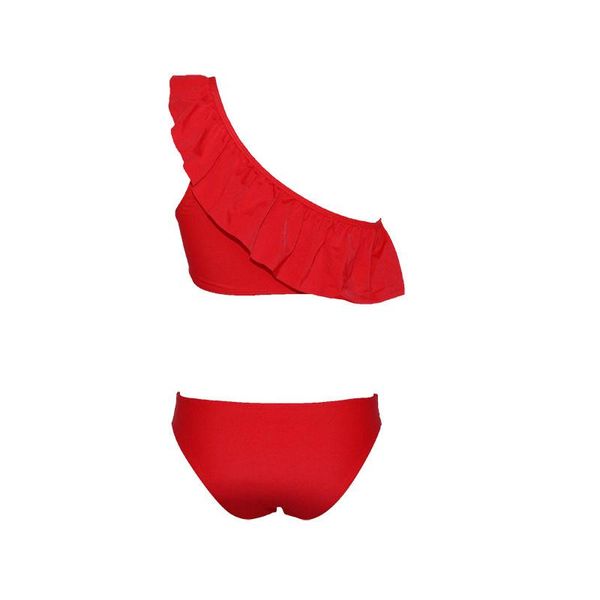 2019 new one shoulder bikini solid flounced swimsuit women blue black ruffle swimwear red green beach bathing suit, White;black
2019 new one shoulder bikini solid flounced swimsuit women blue black ruffle swimwear red green beach bathing suit, White;black