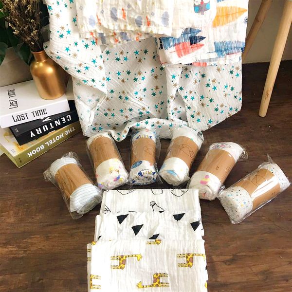 muslin 100% cotton baby swaddles soft newborn blankets bath gauze infant wrap sleepsack stroller cover play mat baby bath
muslin 100% cotton baby swaddles soft newborn blankets bath gauze infant wrap sleepsack stroller cover play mat baby bath
