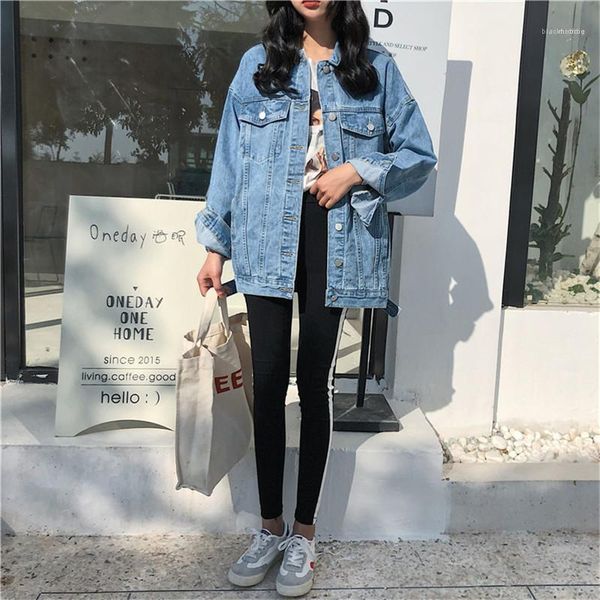 sleeve woman clothes with buttons womens designer solid color jeans jackets spring and autumn lapel neck outerwear with pockets long, Black;brown
sleeve woman clothes with buttons womens designer solid color jeans jackets spring and autumn lapel neck outerwear with pockets long, Black;brown