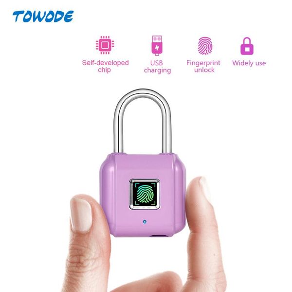towode mini keyless usb charging fingerprint smart padlock for door footprint padlock locker box cabinet drawer lock
towode mini keyless usb charging fingerprint smart padlock for door footprint padlock locker box cabinet drawer lock