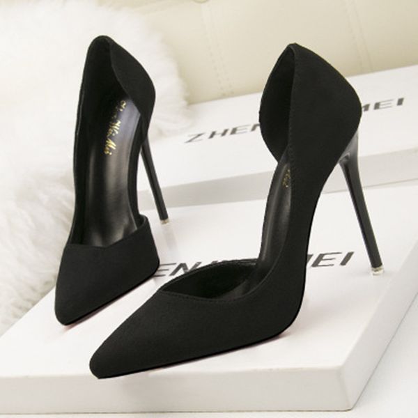 fashion women pumps rhinestone wedding shoes woman suede pointed shallow mouth high heels evening party shoes, Black
fashion women pumps rhinestone wedding shoes woman suede pointed shallow mouth high heels evening party shoes, Black