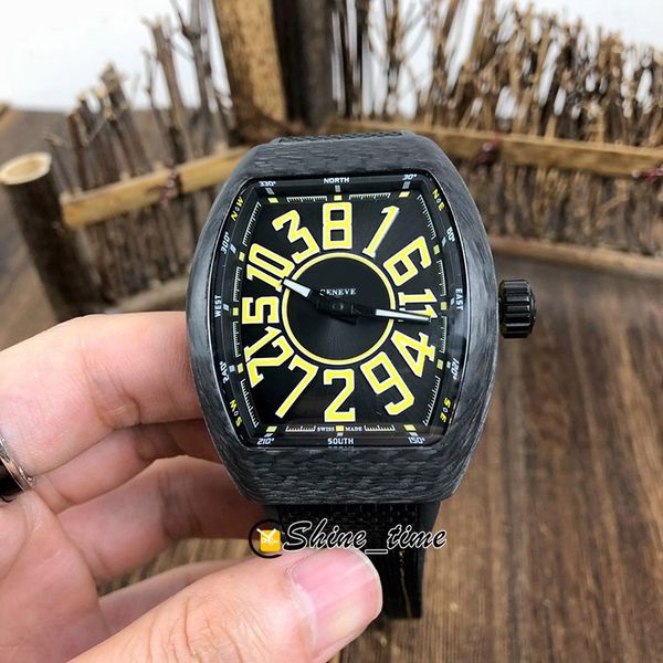 new men's collection vanguard 3d yellow dial carbon fiber case miyota automatic mens watch rubber strap sport designer watches shine_ti, Slivery;brown
new men's collection vanguard 3d yellow dial carbon fiber case miyota automatic mens watch rubber strap sport designer watches shine_ti, Slivery;brown