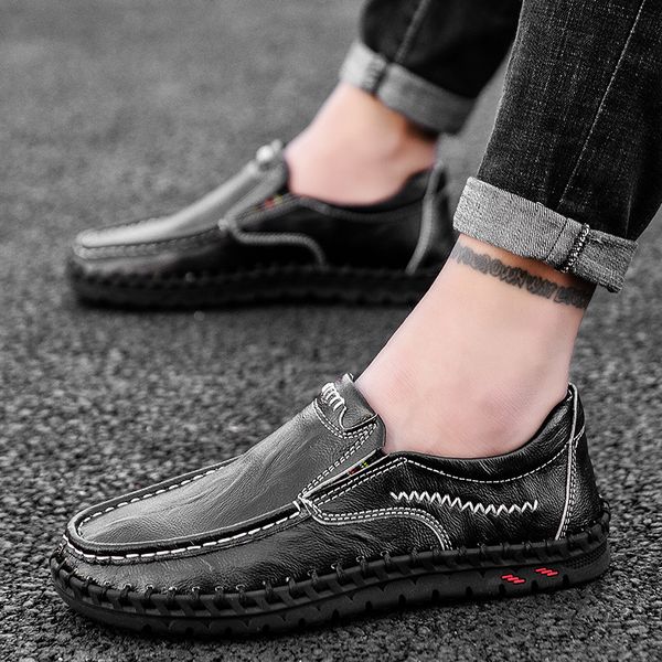 fashion soft leather men shoes driving boat loafers casual shoes slip on moccasins for men leather flats big size 48, Black
fashion soft leather men shoes driving boat loafers casual shoes slip on moccasins for men leather flats big size 48, Black