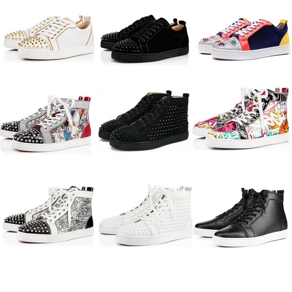 fashion men and women high board sneakers low sneakers red beige leather suede graffiti street casual shoes, Black
fashion men and women high board sneakers low sneakers red beige leather suede graffiti street casual shoes, Black