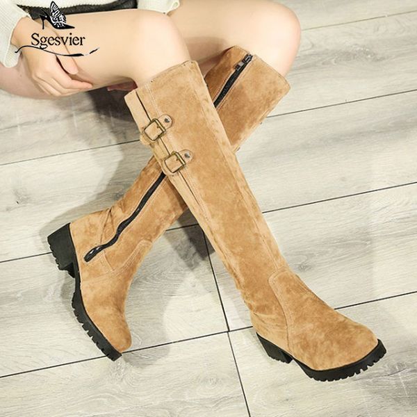 sgesvier size 34-44 shoes women knee snow boots metal buckle high heel boots thick fur shoes winter long women footwear, Black
sgesvier size 34-44 shoes women knee snow boots metal buckle high heel boots thick fur shoes winter long women footwear, Black