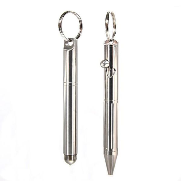 outdoor travel portable keychain pen titanium ti mini tactical pen ballpoint pen with 2pcs replace refills
outdoor travel portable keychain pen titanium ti mini tactical pen ballpoint pen with 2pcs replace refills