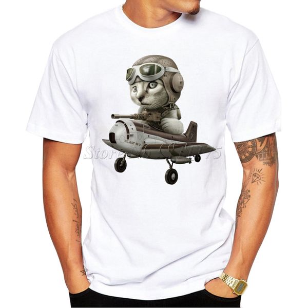 2019 new arrivals fashion cat pilot design men's t shirt boy cool style casual t-shirt
2019 new arrivals fashion cat pilot design men's t shirt boy cool style casual t-shirt