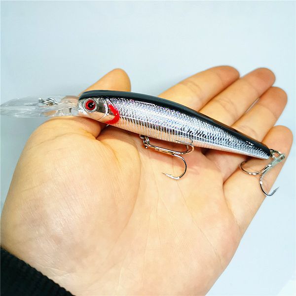 1pcs рыбалка приманки воблер minnow swim crankbait12.5cm / 14г искусственная приманка hard jig песка троллинг рывка приманки рыболовные снас
1pcs рыбалка приманки воблер minnow swim crankbait12.5cm / 14г искусственная приманка hard jig песка троллинг рывка приманки рыболовные снас